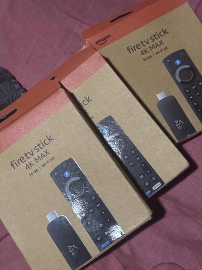 Amazon Fire TV Stick 4K Max streaming device, Wi-Fi 6, Alexa Voice Remote