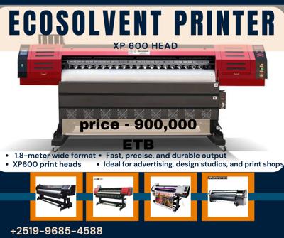 1.8M EcoSolvent Printing Machine (XP600 Head) – Business Ready!