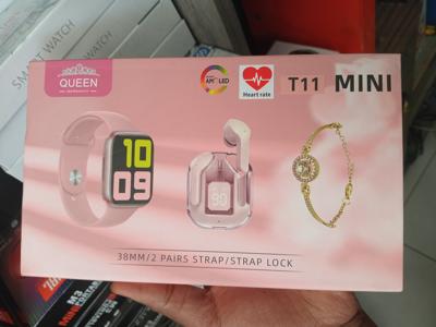 QUEEN T11 MINI also known as T9 Mini) smartwatch bundle