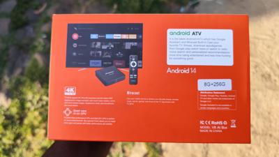 🔥XCRUISER V8 AI BOX Android TV BOX (TV Smart ማድረጊያ) 🔥
