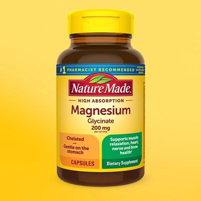 Nature Made High Absorption Magnesium Glycinate capsules