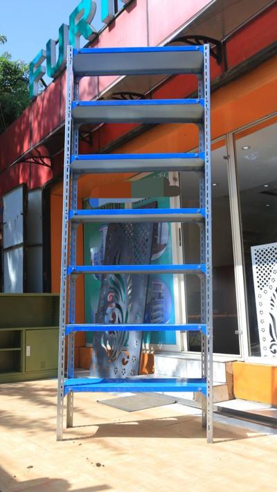 Galvanized Dixon Shelf Size H.3m*L.90cm D.40cm