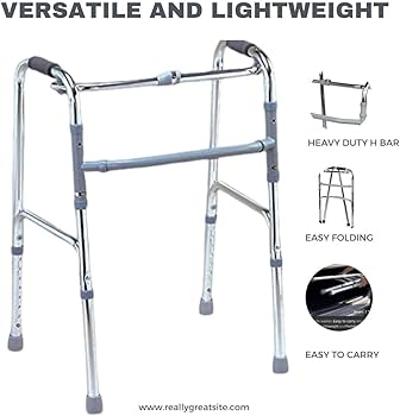 Foldable walker medical walker