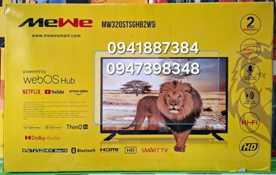 Mewe 32" Smart Webos Double Glass Television
