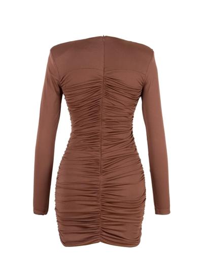 New Coffee Brown Dress