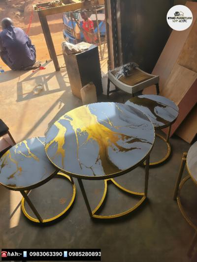 🔥☕️ ገራሚ ኮፊ ቴብሎች – EPOXY-MADE COFFEE TABLES🪵🔥
