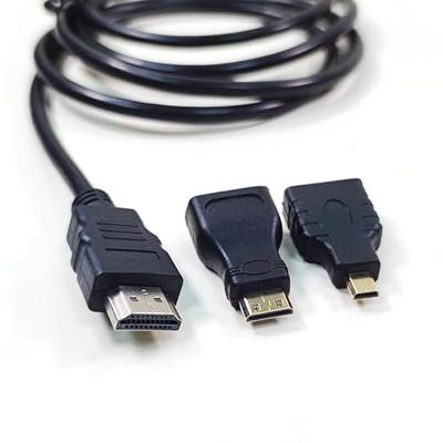 3-in-1 HDMI Cable Kit (1.5m) - HDMI, Mini HDMI & Micro HDMI