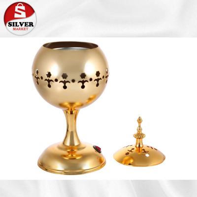Luxury Gold Electric Bakhoor & Incense Burner ( እጣን ማጨሻ )